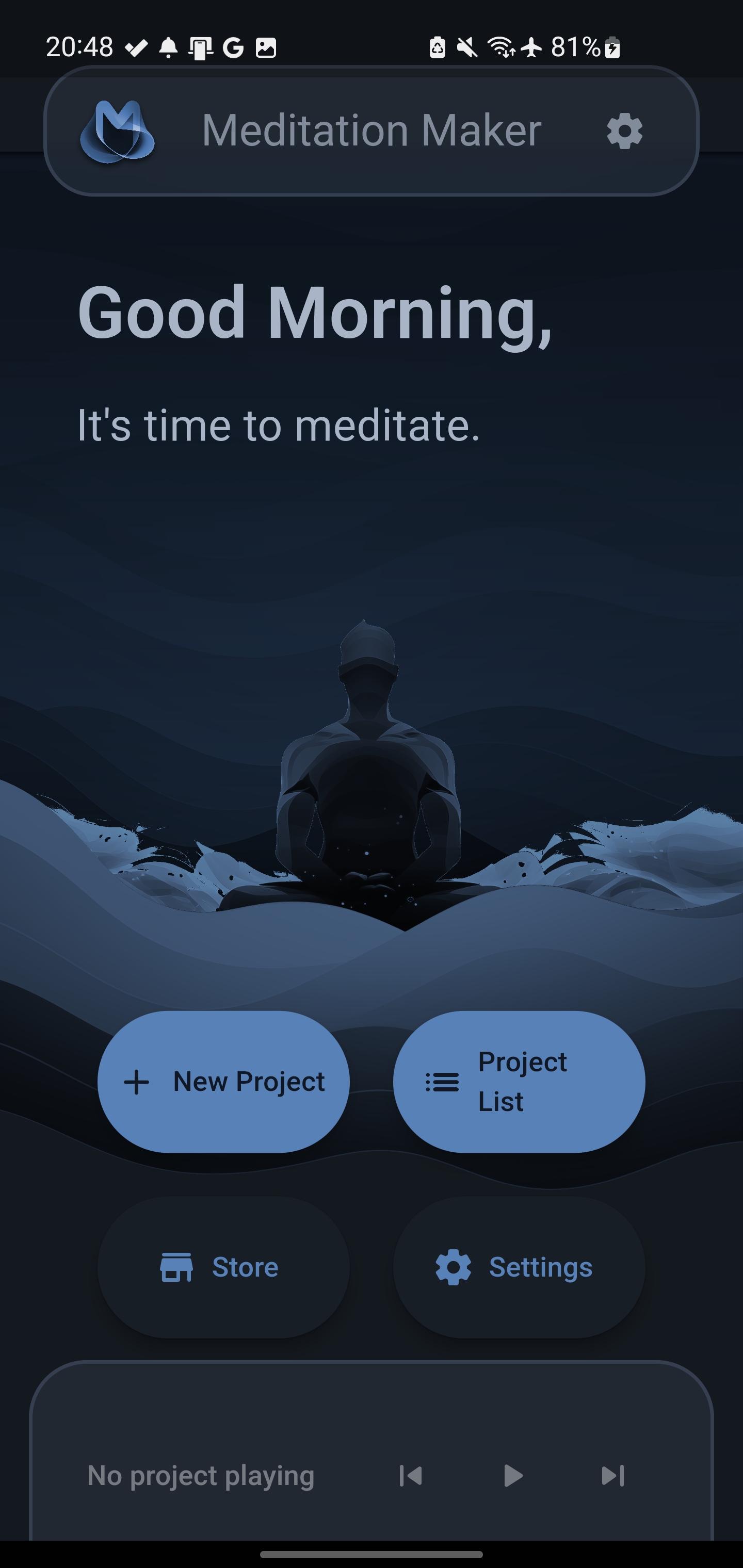 Meditation Maker Home Page